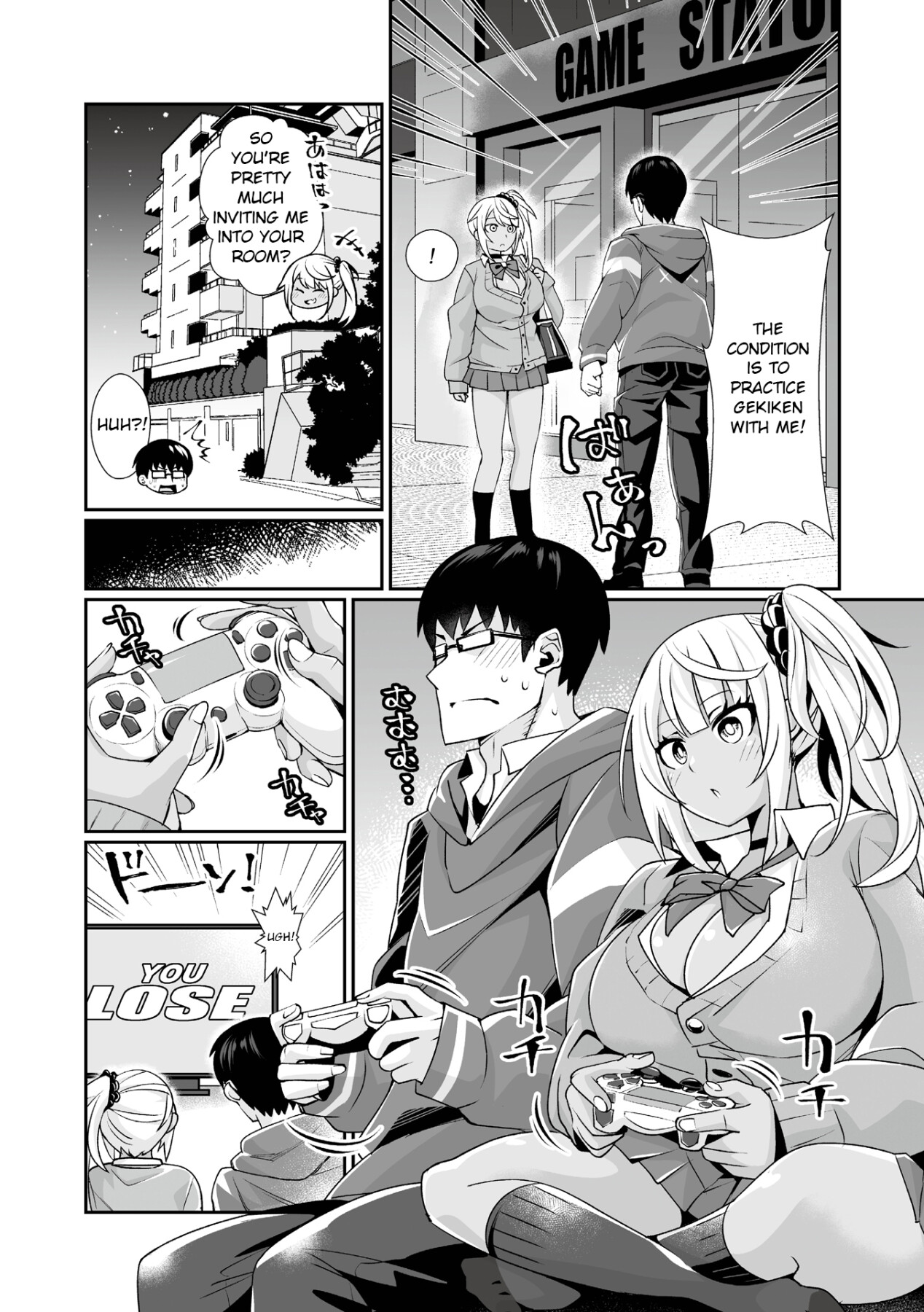 Hentai Manga Comic-Gyaru Gamer Encount!-Read-6